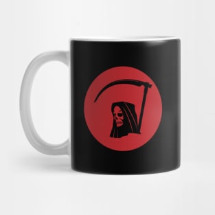 Death Skull With Scythe Mug